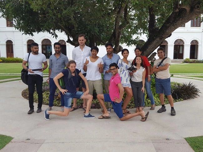 Colombo Bachelor/ette Party team participating in an outdoor activity in Colombo, Sri Lanka with 100 participants